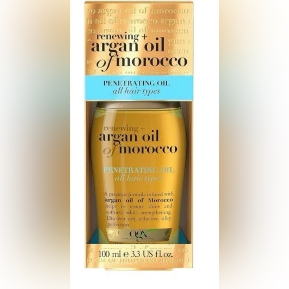 OGX Renewing + Argan Oil Penetrating Hair Oil 3.3 fl oz Moisturizing Treatment
